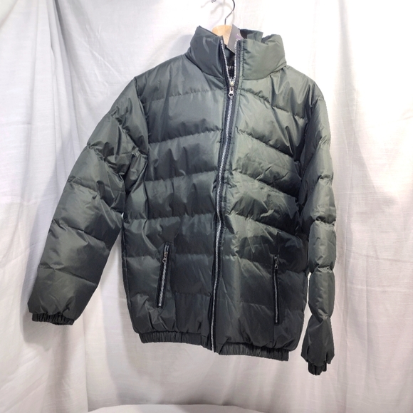 U Wear The Whole Shebang Olive Green Puffer Jacket - Picture 8 of 14